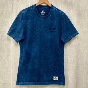 Nike Mens S Obsidian Nike Sportswear Athletics Short Sleeved T Shirt Blue Cotton